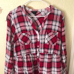 Cute Pink Long Sleeve Top